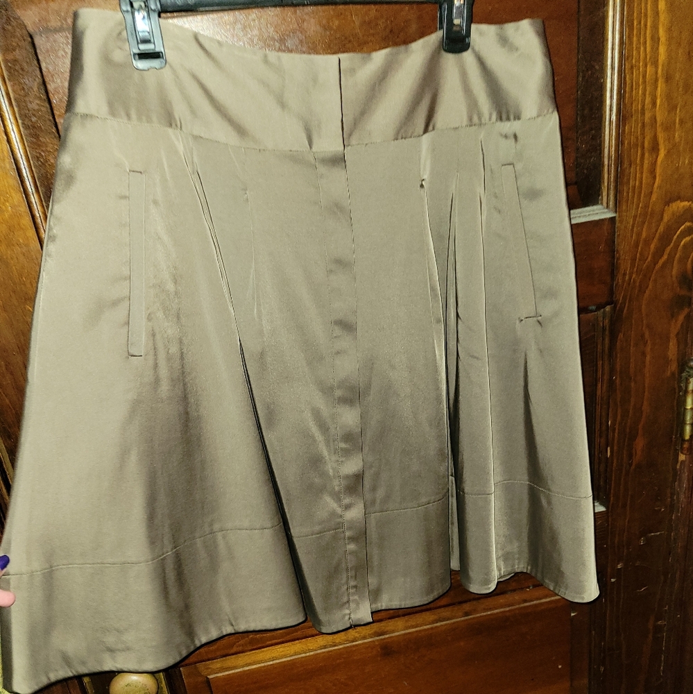 Worthington Brown Champagne Swing Skirt